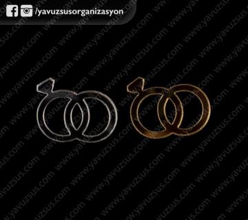 mini pleksi alyans (50ad)(1mm) ALTIN