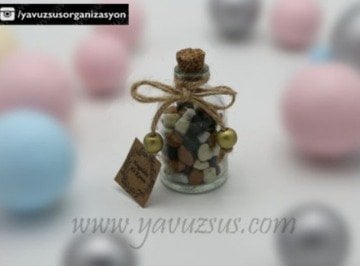 Çakıltaşlı 50cc Şişe Nikah Şek.(20 ad)