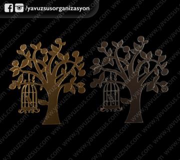 pleksi hayat ağacı ALTIN