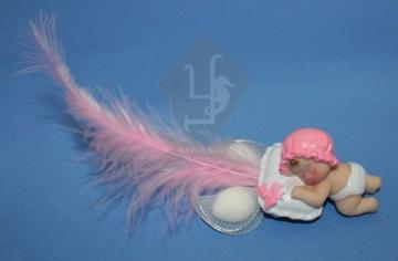 Yastıkta uyuyan biblo(20 adet) MAVI