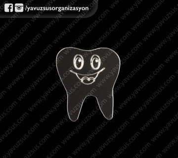 aynalı diş sticker(25 ad)