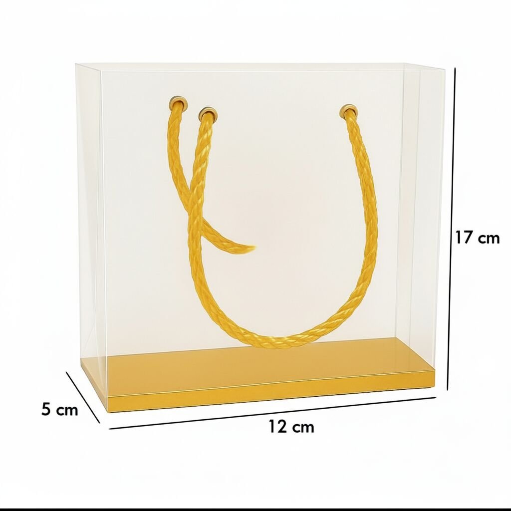 12×17×5 cm asetat çanta (5 adet)