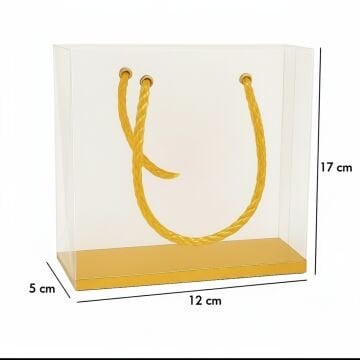 12×17×5 cm asetat çanta (5 adet)