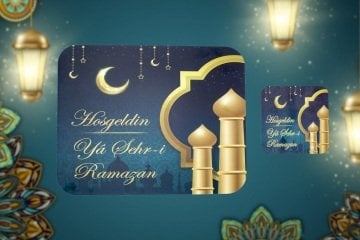 Ramazan Amerikan Servisi & Bardak Alt. set-4 lüSet