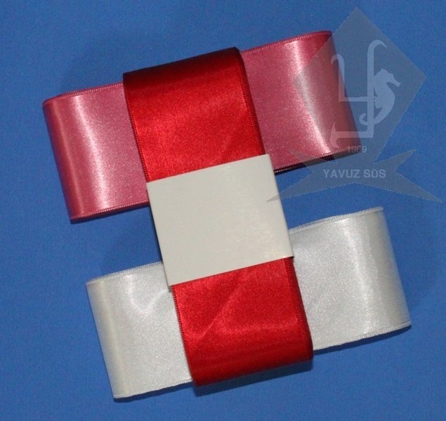 6 cm SATEN KURDELE(10 metre) MOR
