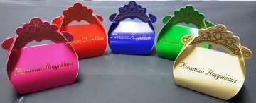 simli içi kınalı çanta kutu (50ad) (KLD) YESIL