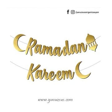 Ramadan Kareem Uzar Yazı(ramazan Süsü)