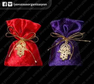 lavantalı kadife fatma ananın eli kese MOR