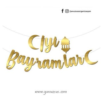 İyi Bayramlar Banner(Flama Ramazan Dekor)
