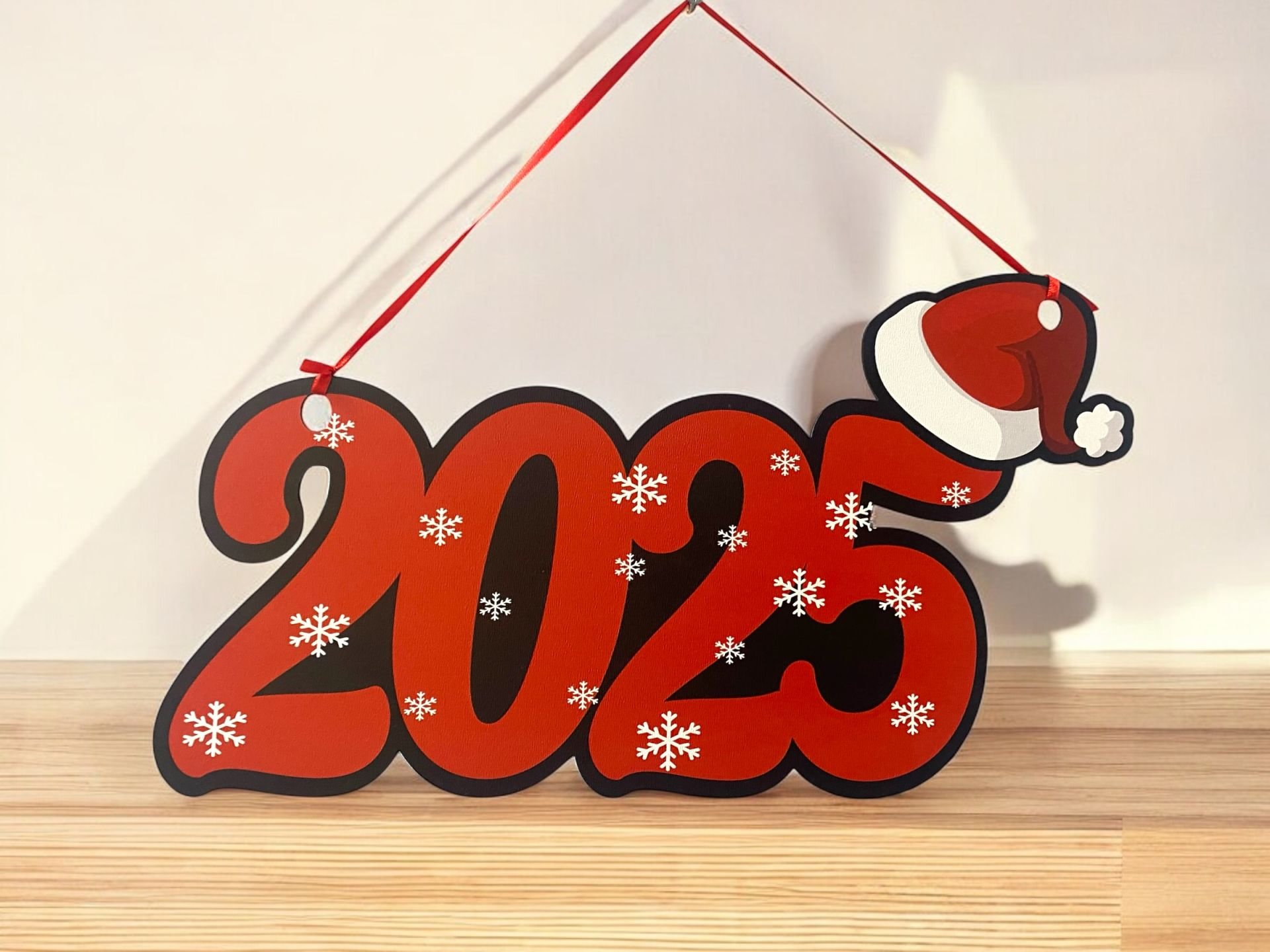 Şapkalı Ahşap 2025 nYazısı(40*20cm)