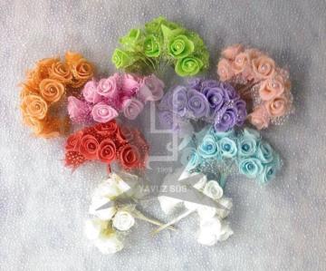 İNCİLİ TÜLLÜ GÜL PEMBE