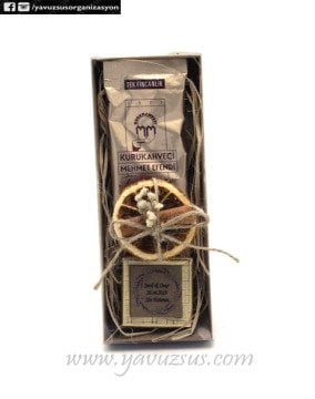 Portakal-Tarçın & Kahve-Çikolata Nikah Şek.(20 ad)