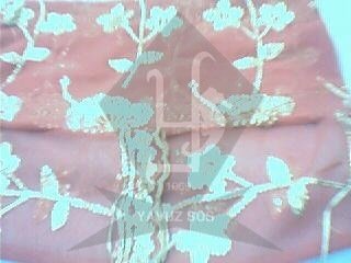 KINA BAŞÖRTÜSÜ TAKIMI(HİNT İŞLEMELİ) KIRMIZI