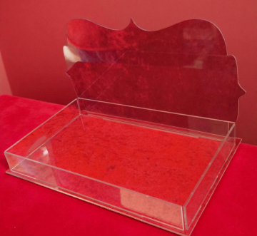 Pleksi 24 lü isimlikli boş çikolata kutusu