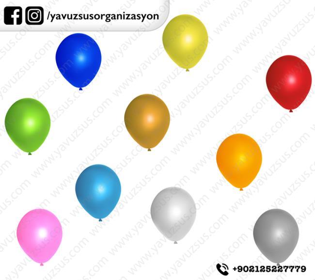 metalik balon (10ad) MOR