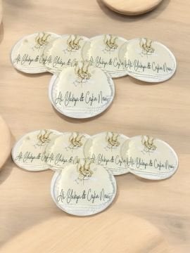 6 cm. Şeffaf Pleksi üzerine Uv baskılı hediyelik(2