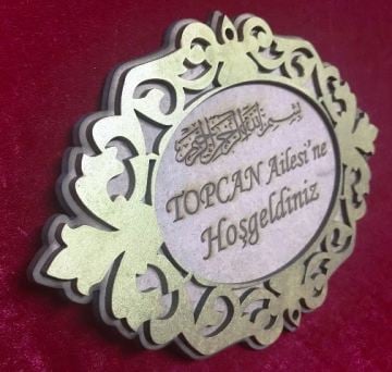 6mm mdf kabartmalı kapı süsü