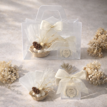 Kutuda İstiridye ve Bubble Mum Hediyelik(20 Adet)