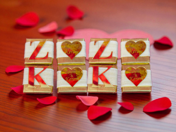 İsme özel pleksi çikolata kutusu