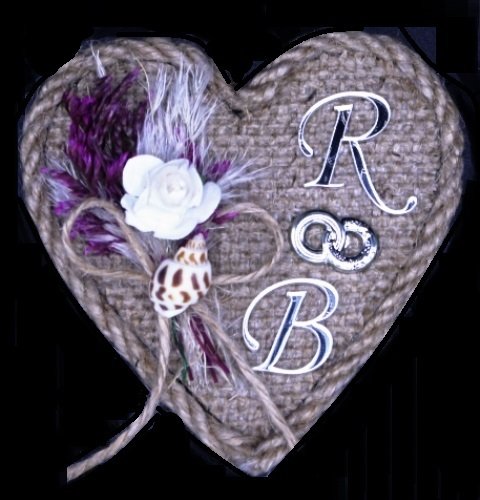 Kalp Çuval Üzeri Yaprak Süslü Nikah Şekeri(20 ad)