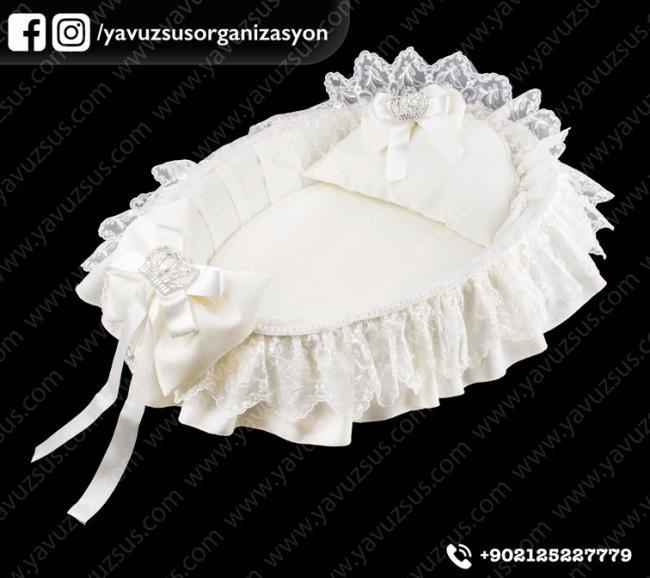 Lüx güpürlü mevlüd Yatağı