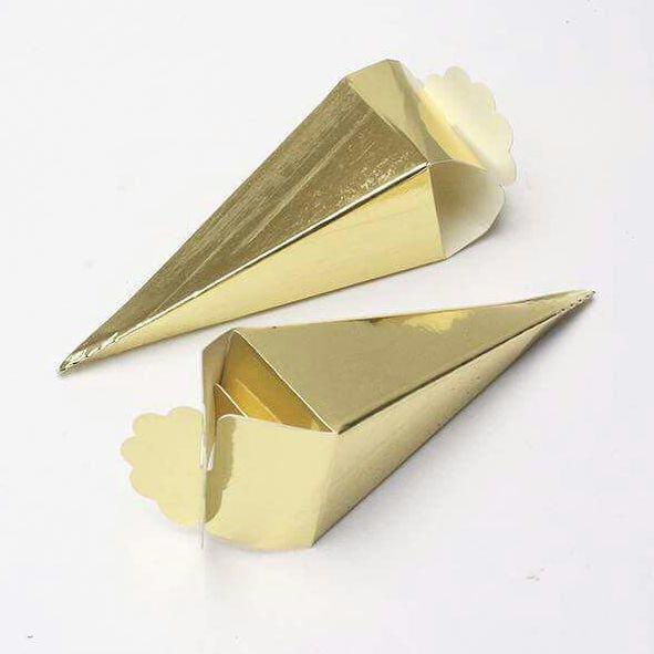 Altın&Gümüş külah kutu (25ad) ALTIN