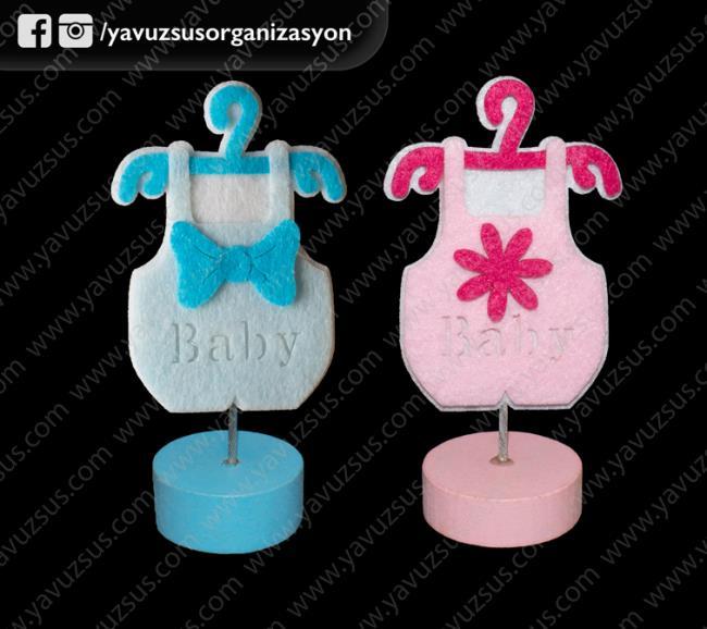 keçe mandallı tulum PEMBE