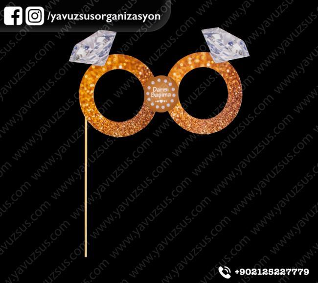 Elmaslı darısı başıma gözlük konuşma balonu