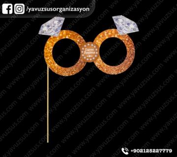 Elmaslı darısı başıma gözlük konuşma balonu