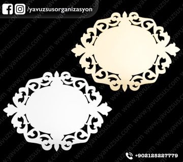 Pleksi laleli çerçeve boş 35x25