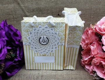 Esma-ül Hüsnalı Yasin Çantası (10ad) (12,5X17cm) ALTIN