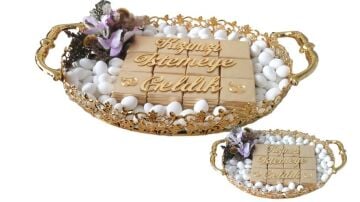 Küçük Boy Kızınızı İstemeye Geldik ÇikolatalıTepsi