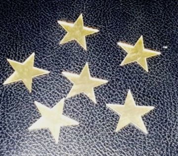 1mm yapışkanlı yıldız 3cm 25ad