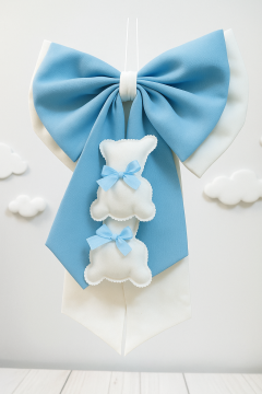 Çift kat fiyonk şeklinde Kapı süsü