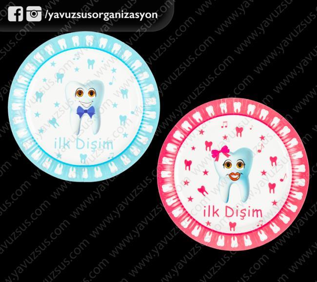 Fiyonk&papyon ilk dişim cıktı tabak 8 ad