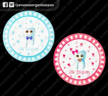 Fiyonk&papyon ilk dişim cıktı tabak 8 ad