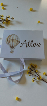 24 lü isme özel lüks çikolata kutusu