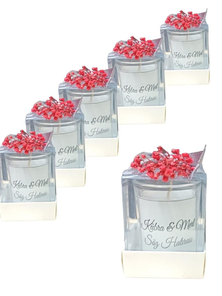 Kutuda Shot Bardak Mum Hediyelik(20 Adet)