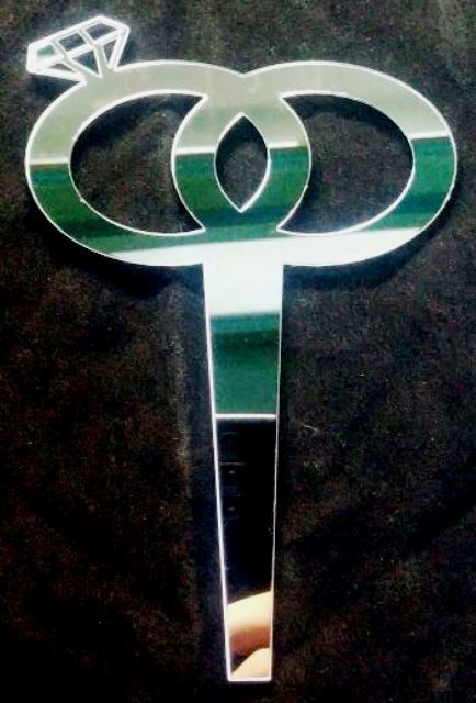 Pleksi Alyans pasta üzeri çubuk (10x15)