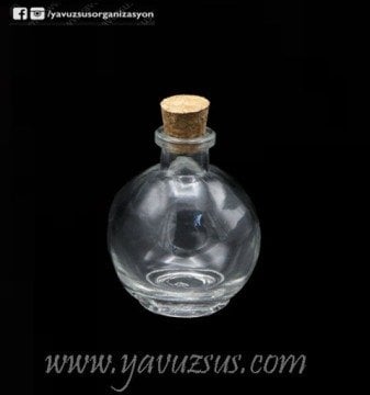 küre cam şişe (35cc)(189 adet)
