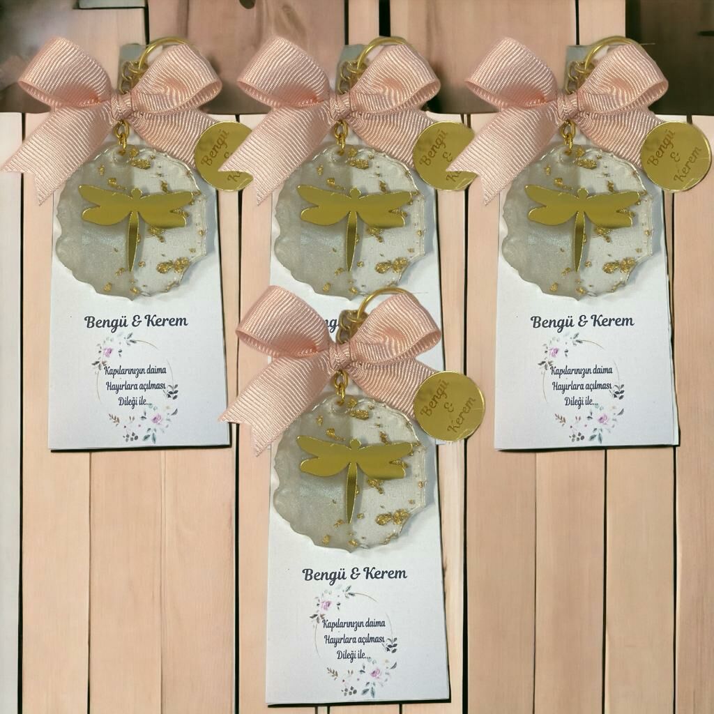 Kartonda Epoksi Anahtarlık Hediyelik(20 adet)