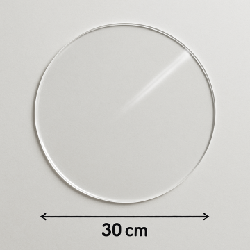 30 cm 2mm şeffaf pleksi