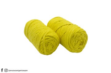 3mm 250gr Makrome İp SARI