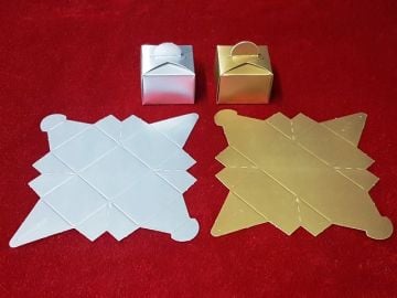 Altın & Gümüş Lokumluk kutusu (Demonte)(25ad) GUMUS