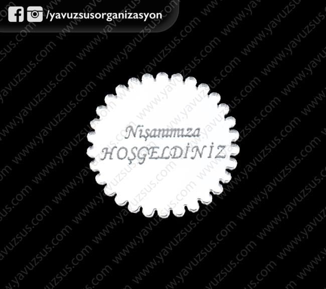 1mm etiket tırtıklı yuvarlak süs (2,5x2,5)