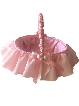 Pembe & Mavi Top & Ayıcık Dekorlu Sepet