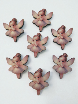 Peri kızı ahşap obje & figür