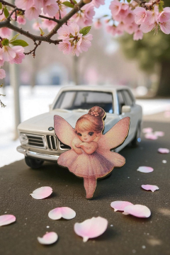 Peri kızı ahşap obje & figür