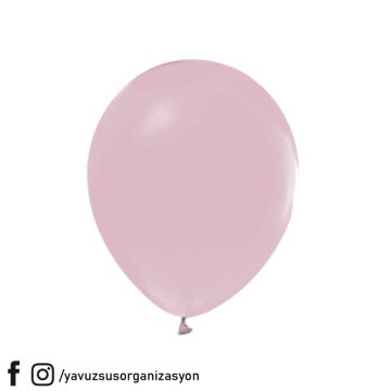 12 inç Makaron Balon Jumbo Balon (10 lu) PEMBE