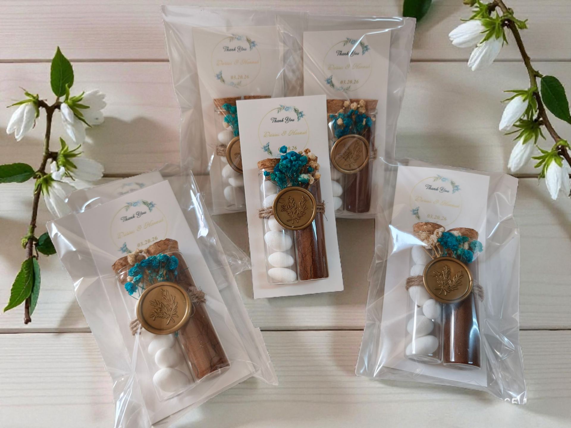 Kahve & şeker şişede hediyelik(20 adet)